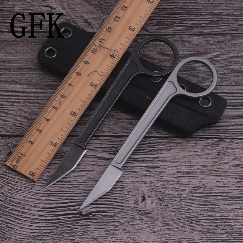 

outdoor cutter small tactical hunting knives Karambit claw camping rescue folding knife mini pocket scalpel finger key EDC tools