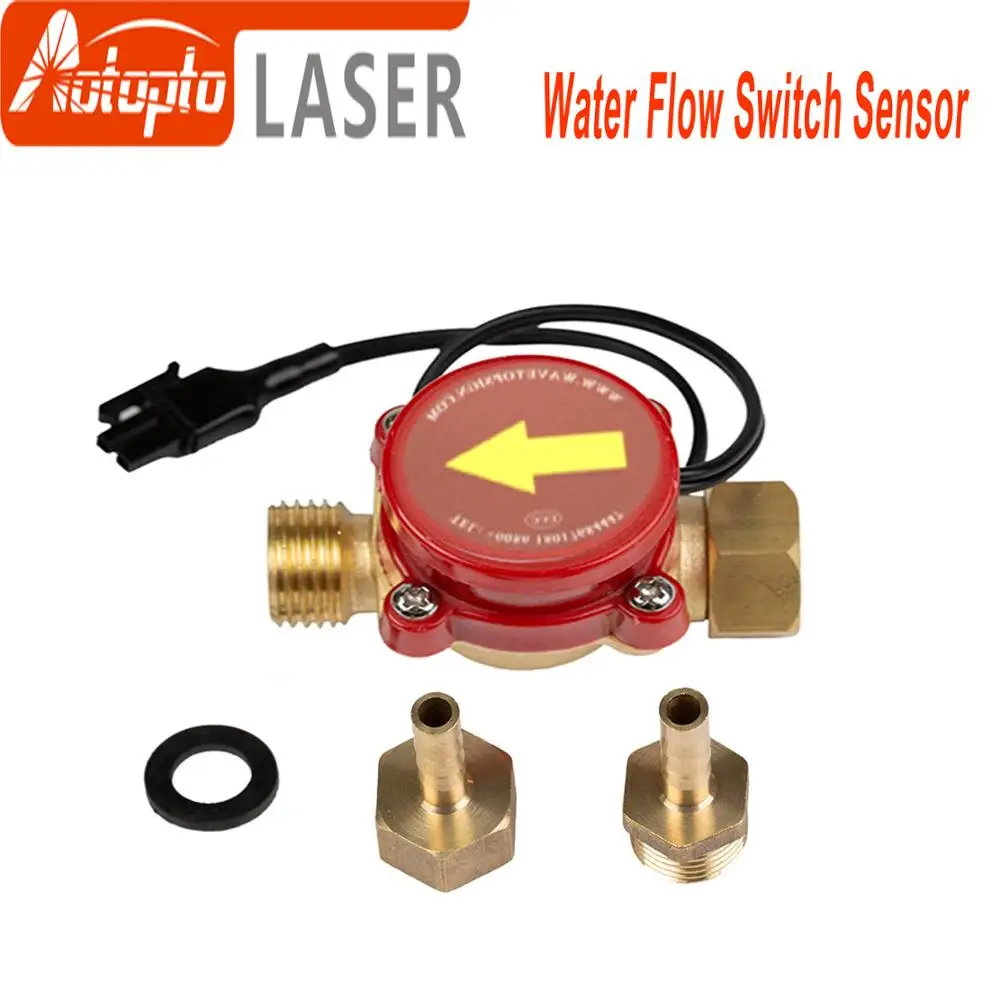 Water Flow Switch Sensor 8/10/12mm for CO2 Laser Engraving Cutting Machine