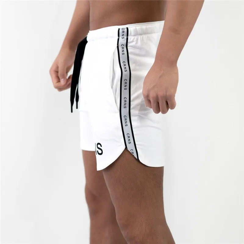Летние мужские шорты для бега быстросохнущие спортивные шорты для фитнеса короткие брюки для бодибилдинга спортивные мужские спортивные шорты Кроссфит