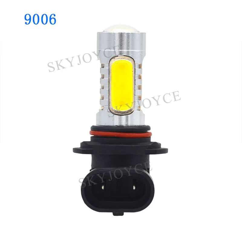 1 Pair Super Bright 12V 7.5W H1 LED Fog Lamp H3 H7 H11 9005 9006 880 881 White Yellow COB Auto Car Headlight LED Fog Bulb Lamp (6)