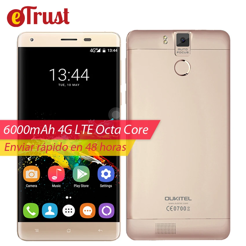 Oukitel K6000 Pro Mobile Phone 5 5 Inch FHD 1920x1080 MTK6753 Octa core Android 6 0