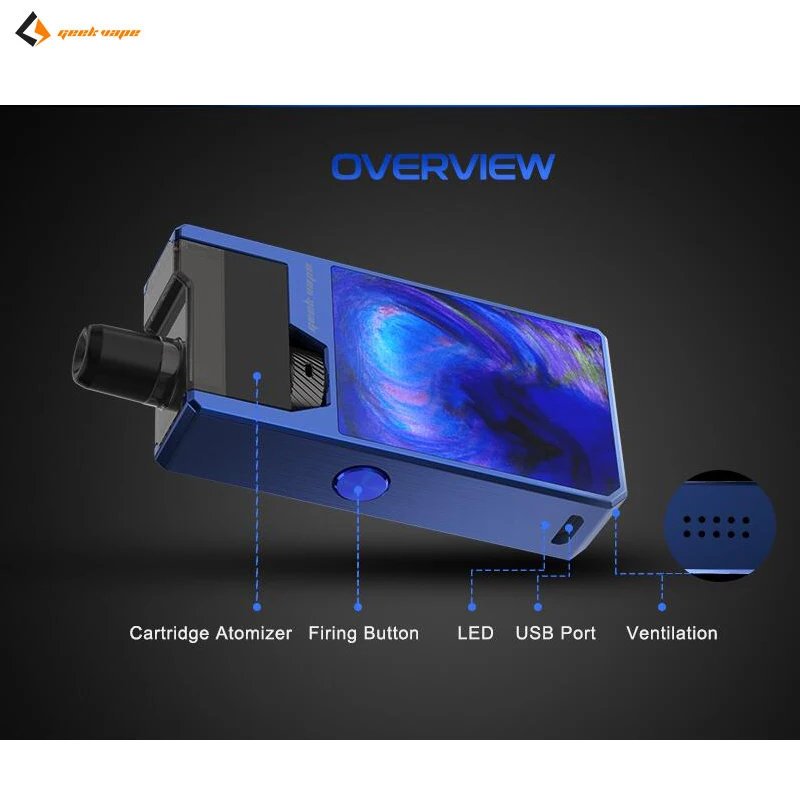 Оригинальный набор для вейпа GeekVape Frenzy электронная сигарета 2 мл аккумулятор