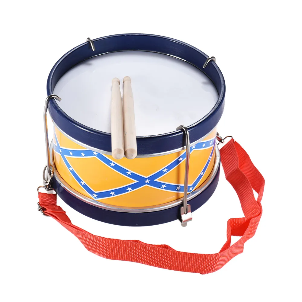 

ammoon Colorful Snare Drum Early Education Musical Toy Percussion Instrument with Drum Sticks Strap for Children Kids
