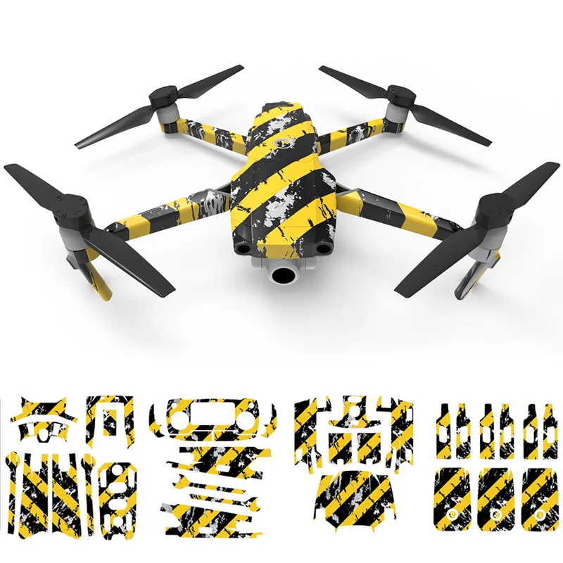 Drone Body Skin 3M Stickers Decals Battery Remote control Sticker for DJI mavic 2 pro zoom drone Accessories 1 (42)