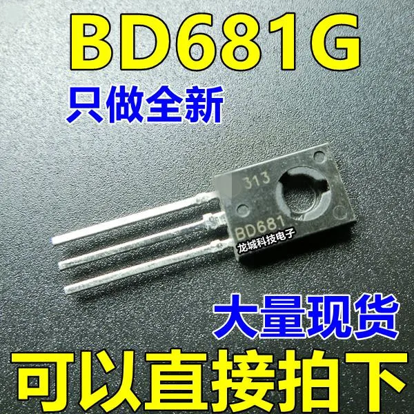 

BD681 BD681G TO-126 100V / 4A / 40W NPN Darlington Power Transistor