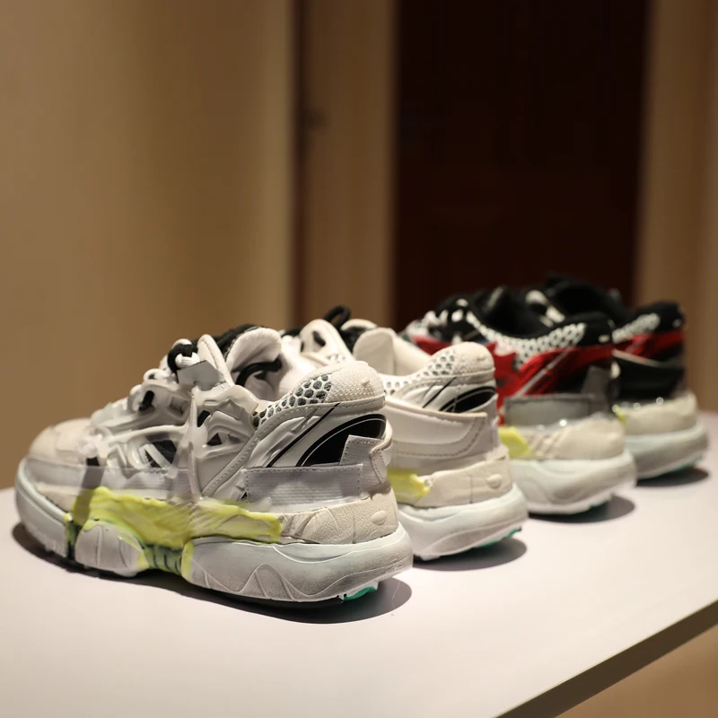 Ins Zapatos Para 2019 as As Cuero Blanco Pic Plataforma La Genuino Mujer Antiguo Mujeres Estilo Moda Negro Cena De Pic Grueso Zapatillas Las 6HHYzU1q