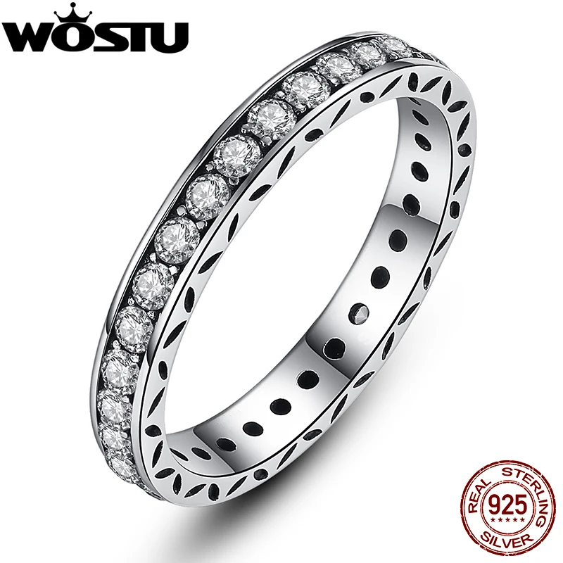 

Authentic 100% 925 Sterling Silver Rings with Crystal Compatible With Fit Original Same S925 Ring Jewelry XCH7119