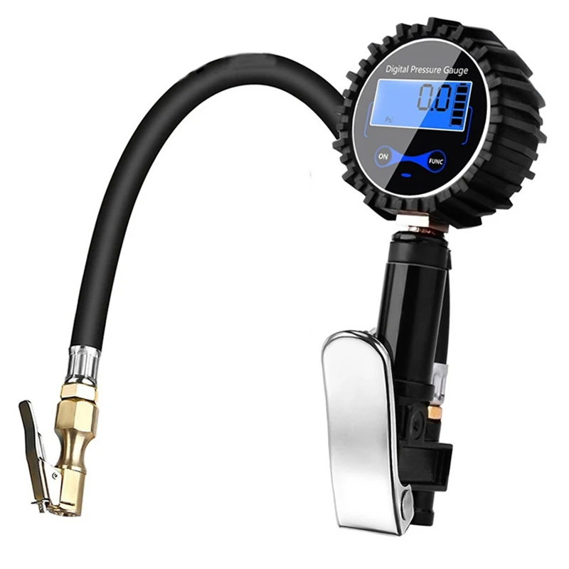 

Digital Car Truck Tire Inflation Tool Air Tire Pressure Inflatable Instrument Lcd Display Dial Instrument Vehicle Tester