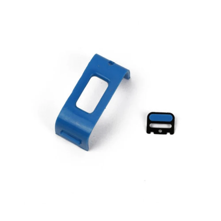 XBERSTAR сменный пластиковый ремешок с зажимом и кнопкой для зарядки браслет FitBit Charge HR браслет Ремешки для наручных часов - Цвет: Blue