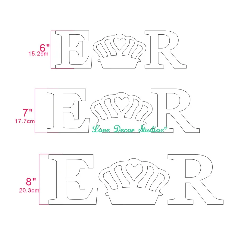 Буквы и короны с гирляндой. Деревянный ПВХ письмо. Князья корона. Персонализированные. Свадебные украшения Алфавита День Рождения Декор