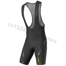 Mavic Pro team черные велосипедные шорты с нагрудником легкие противоударные штаны с нагрудником для длительной езды на велосипеде Ropa Ciclismo