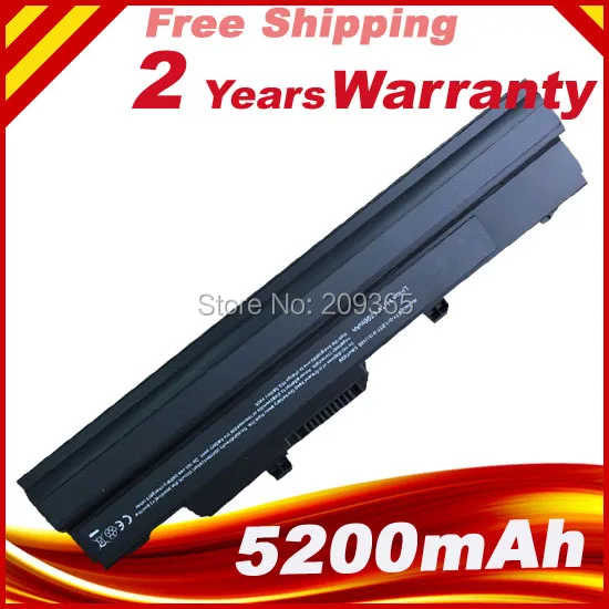 Ноутбука фиолетового и черного Батарея для MSI Wind U90 U210 U100 U230 BTY-S12 3715A-MS6837D1 6317A-RTL8187SE