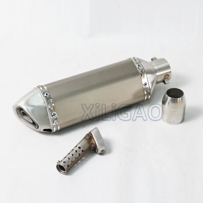 Motocicleta de Escape de carbono Universal para Yoshimura silenciador Escape Moto GY6 ATV Motocross Bike con DB Killer CB400 CB600 AK127