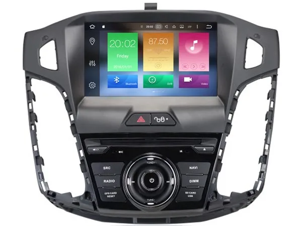 Flash Deal 4G RAM Octa(8)-Core Android 8.0 CAR DVD player FOR Ford Focus 2012 car audio gps stereo head unit Multimedia navigation 4
