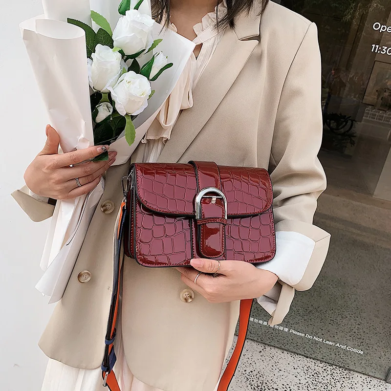 

Female Crossbody Bag Women 2019 High Quality PU Leather Luxury Handbag Designer Sac Main Ladies Alligator Shoulder Messenger Bag