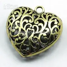 " сплав олово сердце ожерелье шарф Подвески Подвеска DIY ювелирных кулон 50 шт
