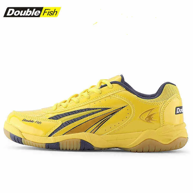

New Arrival DOUBLE FISH Genuine table tennis Shoes For Men Women Breathable Anti-slippery ping pong Sneakers