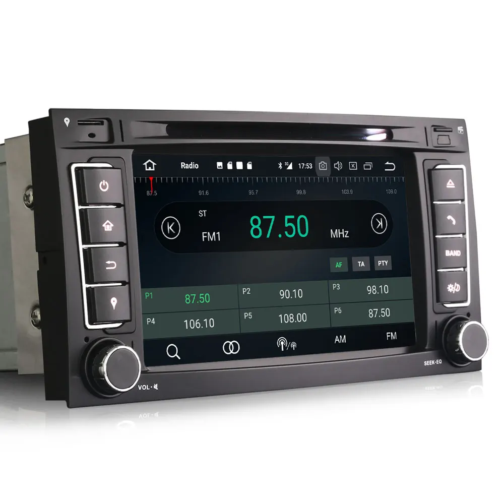 Sale 7" Quad-Core Android 9.0 Pie OS Car DVD Multimedia GPS Radio for Volkswagen Touareg 2004-2010 & Volkswagen T5 Multivan 2004-2009 1
