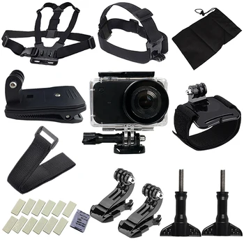

kebidu Action Camera Accessories Set 10 in 1 For Mijia 45m Waterproof Case Camera Mount Selfie Stick for xiaomi Mijia Mini Cam
