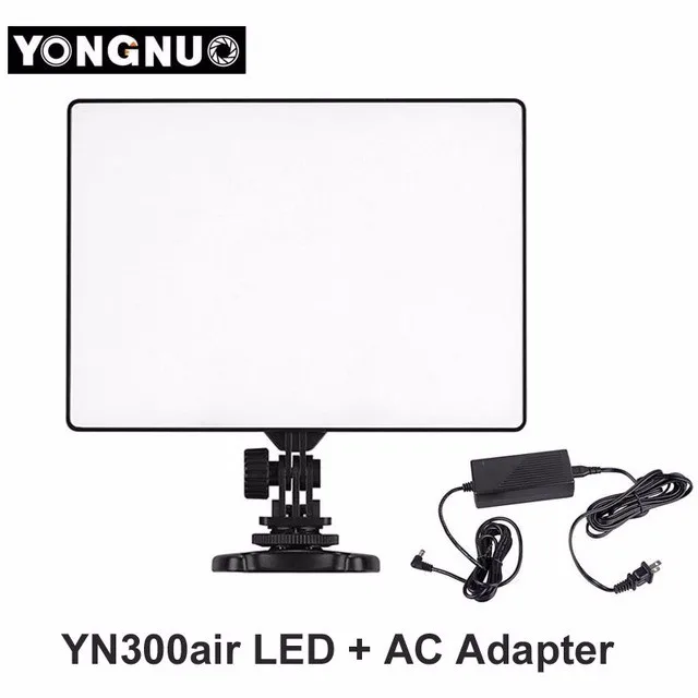 

YONGNUO YN300 YN-300 Air LED Camera Video Light 3200K-5500K with AC Adapter for Canon Nikon Camera DSLR & Camcorder