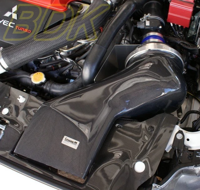 EVO X Carbon Carbon Fiber Air Intake snorkel EVO 10 Air Box Evolution