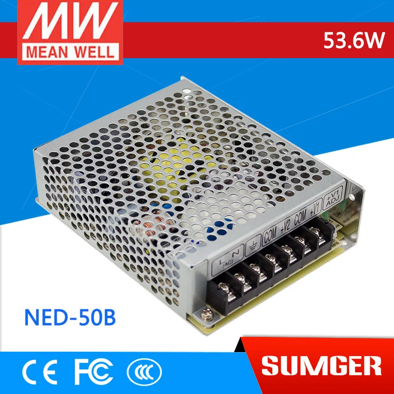 

[Only on 11.11] MEAN WELL original NED-50B meanwell NED-50 53.6W Dual Output Switching Power Supply