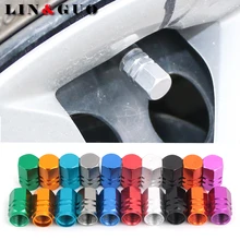 1 комплект из 2 шт. Универсальный алюминиевый шестиугольник стиль авто колпачки вентиля шины мотоцикла клапан шины велосипедного колеса Крышка