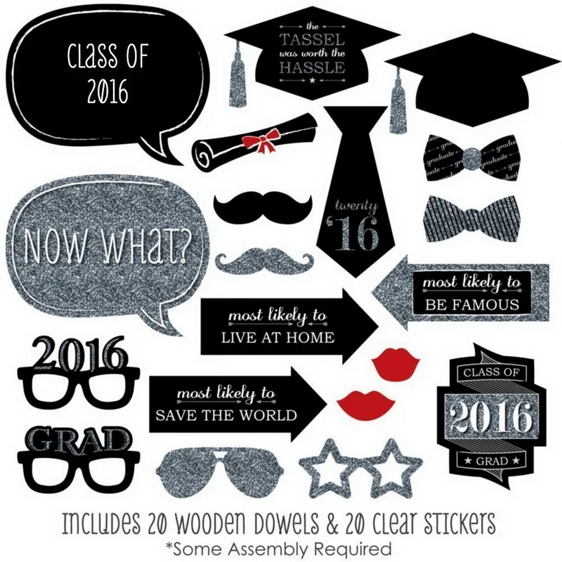 1hot And New pcs Graduation Party Photo Booth Funny Props Girl Boy On A Stick Funny Props Photo Boothgraduation Party Aliexpress