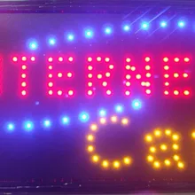 CHENXI Горячая специально 10x19 дюймов Крытый интернет кафе магазин ультра яркий бегущий светодиодный экран