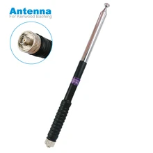 Walkie talkie sma antena telescópica feminina, para wouxun kenwood baofeng UV-5R BF-888S, rádio bidirecional fp10120 vhf 136-174mhz