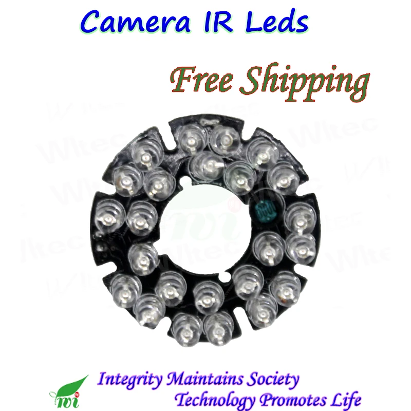 IR LED board CCTV 24 LEDS Infrared Board 90 Degree for Security Camera