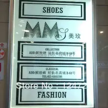 Светодиодный алюминиевый профиль лайтбокс с буквами, высокая яркость Led-фонарь-вывеска a2 размер