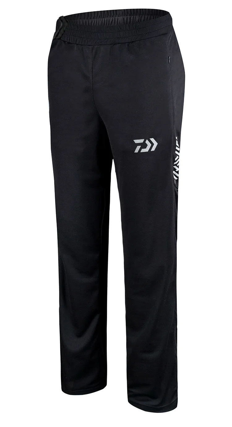 Mens AntiUV Quickdrying Fishing Pants High Quality Fisherman Outdoors Black Breathable Pants