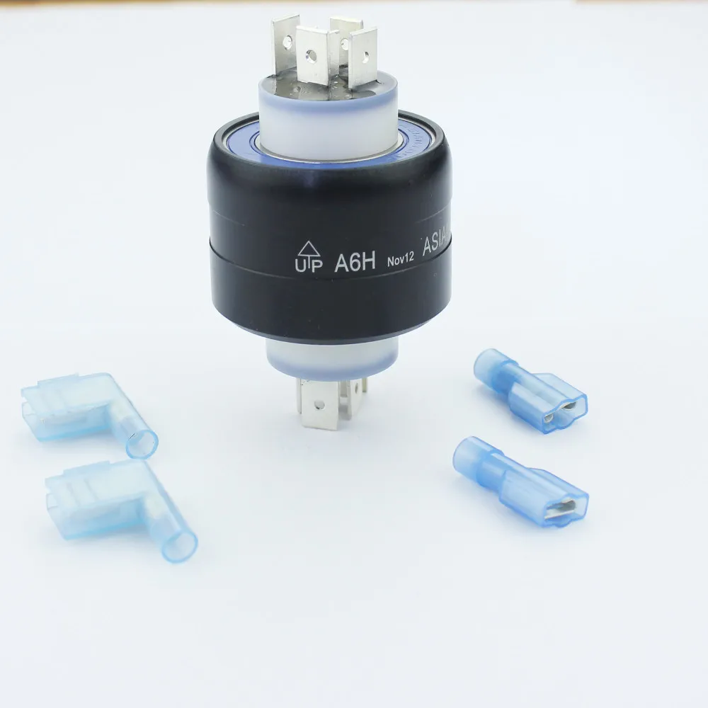 2 Poles Rotating Electrical Connector Low Contact Resistance And Better Reliabil