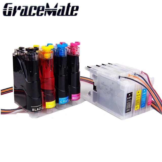 1 set Refillable cartridge for BROTHER MFC J430W MFC J5910dw printer