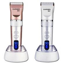 Электрический ЖК-дисплей машинка для стрижки волос перезаряжаемые волосы беспроводной триммер машинка для стрижки волос для салона