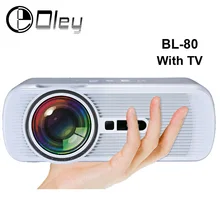 BL-80 Android Wifi HD Multimedia LED Projector AV/HDMI/ATV/USB 1800lumens Video Games TV Home Theater Projector proyector beamer