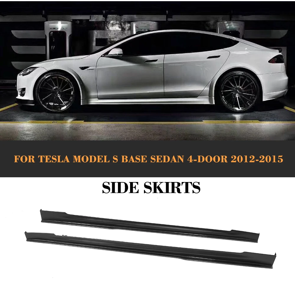Carbon Fiber Door Protector Chin Kit Guard Side Side Skirts Aprons