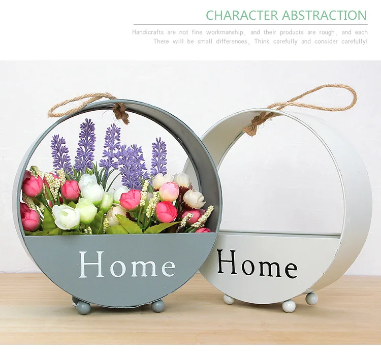 Креативная металлическая подвесная Цветочная корзина для растений для дома и офиса, настольный садовый цветочный горшок, многофункциональные корзины для хранения мелочей