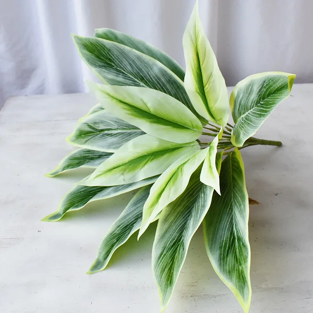 Artificial Fake Plastic Green Long Leaves bracketplant Grass Plant Home BonsaiJH Artificial Fake Plastic Green Long Leaves bracketplant Grass Plant Home BonsaiJH
