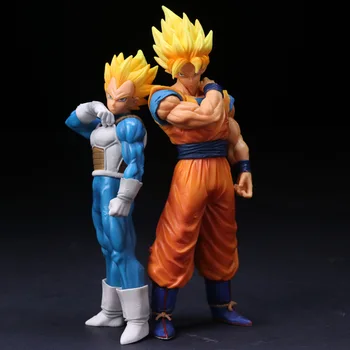 

22cm Dragon Ball Z Goku Action Figure PVC Collection Model toys brinquedos for christmas gift have the base Toy For Children