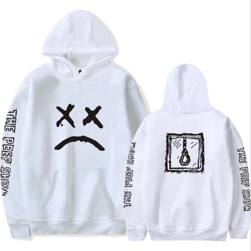 

Lil peep funny hoodies 2018 lil peep printed sweatshirts plus sizes for men casual fleece streetwear hoodies lil peep 4XL