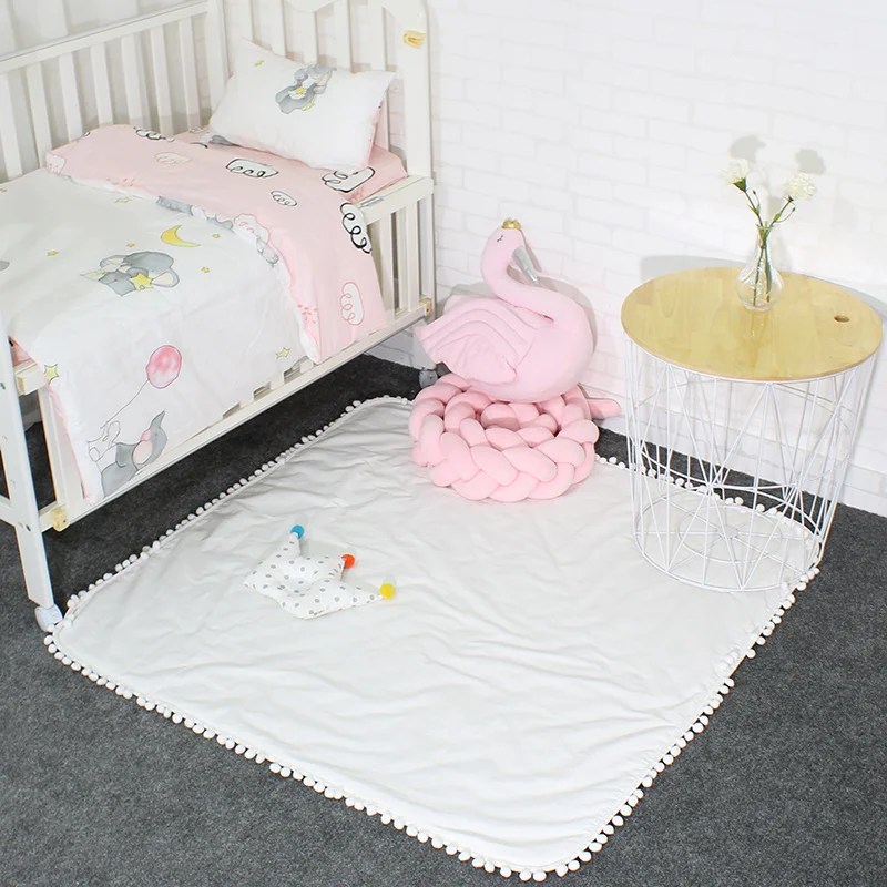 

Love Tree Cotton Kids Rug baby Play Mat in the Nursery Childrens Carpet Pad for Crawling Room Decoration Tent Mat 120x120cm