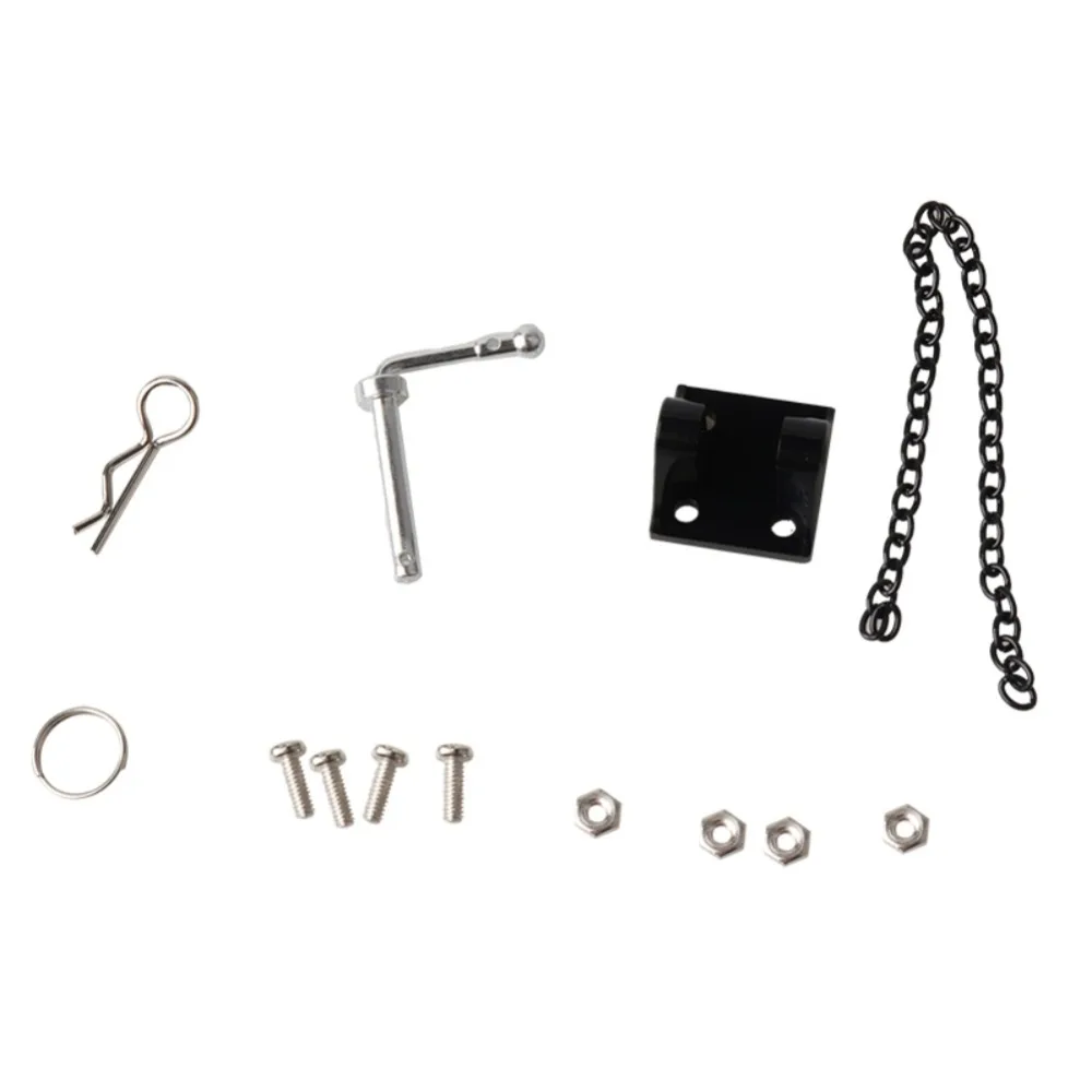 

1:10 RC Rock Crawler Metal Tow Shackle Trailer Hook for Axial SCX10 90046 TAMIYA CC01 RC4WD D90 D110 TF2 Crawler Truck