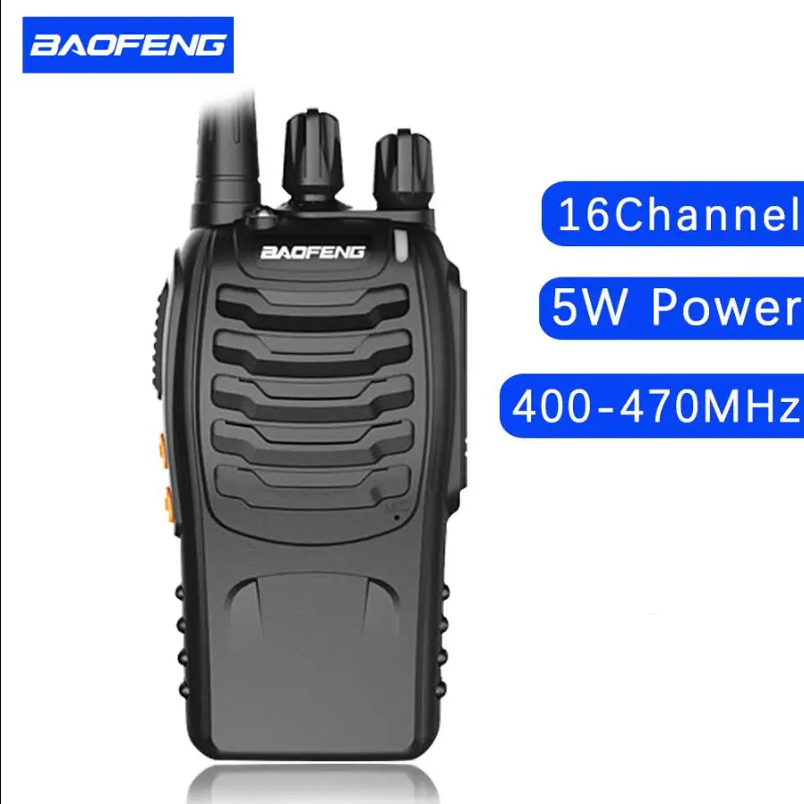 Baofeng 888 S портативная рация UHF 400-470 мГц 5 Вт с 1500 мАч батареи baofeng 888 S двухстороннее радио bf888s трансивер