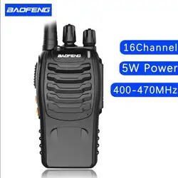 Baofeng 888 S портативная рация UHF 400-470 мГц 5 Вт с 1500 мАч батареи baofeng 888 S двухстороннее радио bf888s трансивер