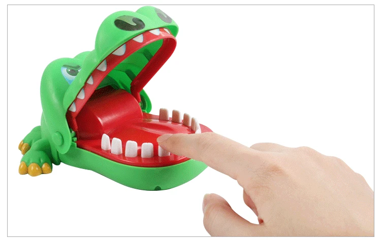 Boca dentista brinquedo grande crocodilo piadas mordida dedo puxando dentes  barra jogos crianças engraçado brinquedo para crianças aniversário presente  de natal|Brincadeiras e piadas| - AliExpress