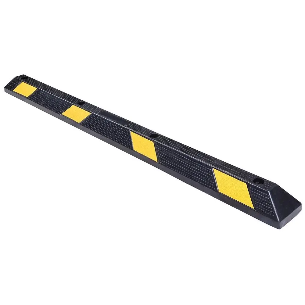 

72" Rubber Curb Parking Block Car RV Trailer Wheel Tire Stopper Garage Driveway