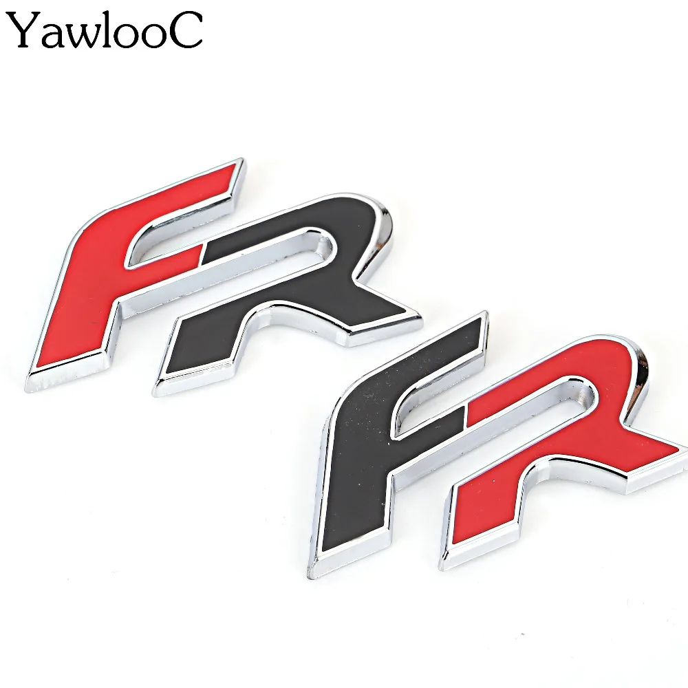 Metal 3D FR Car Sticker Emblem Badge for Seat Leon FR+ Cupra Ibiza Altea Exeo Formula Racing Car Accessories Car Styling