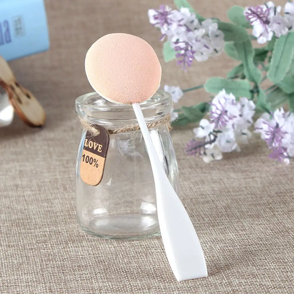 

Fashion Makeup Powder Face&Body Makeup Puff With Long Handle Cosmetic Foundation Concealer Cream Soft Patting Sponge Puff Ladies
